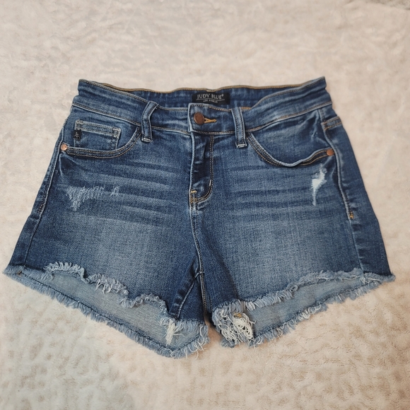 Judy Blue Pants - Judy Blue Women's Shorts Size 1/25 Medium Wash Denim